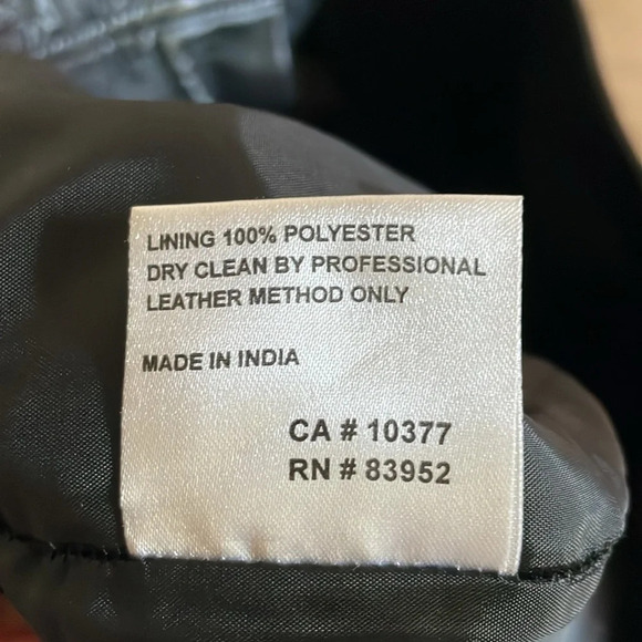 Margaret Godfrey 100% Leather Vintage Straight Leg Size 10 - Picture 10 of 16